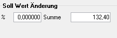 1. Soll Werte ändern