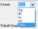 2. Bsp. Artikel Einheit